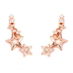 Shooting Star Crawler Earrings